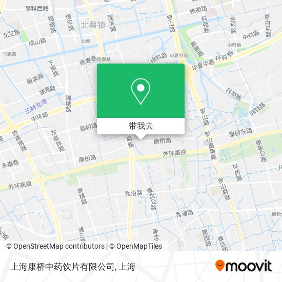 上海康桥中药饮片有限公司地图
