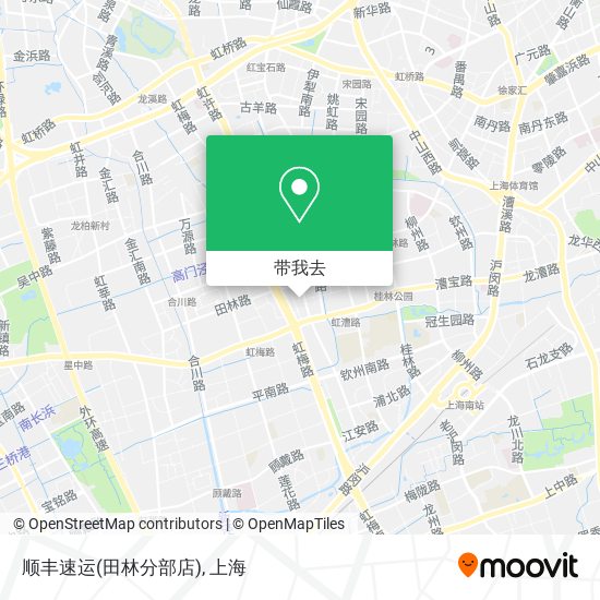 顺丰速运(田林分部店)地图