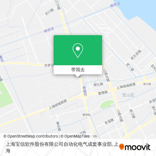 上海宝信软件股份有限公司自动化电气成套事业部地图