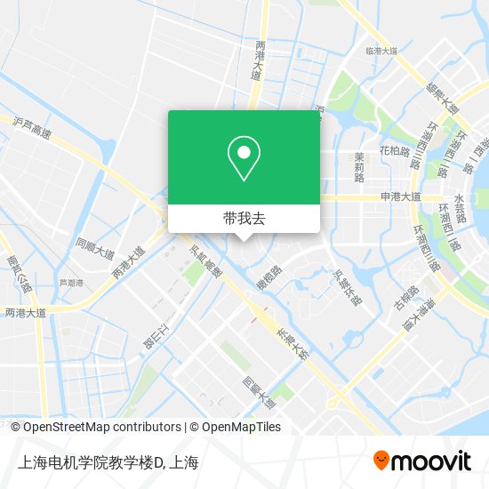 上海电机学院教学楼D地图