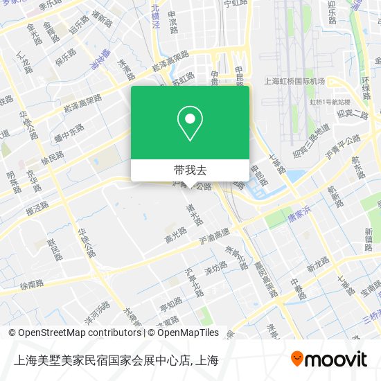 上海美墅美家民宿国家会展中心店地图