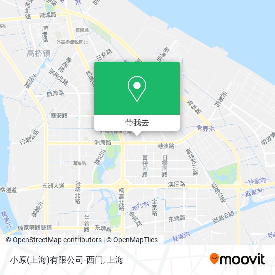 小原(上海)有限公司-西门地图