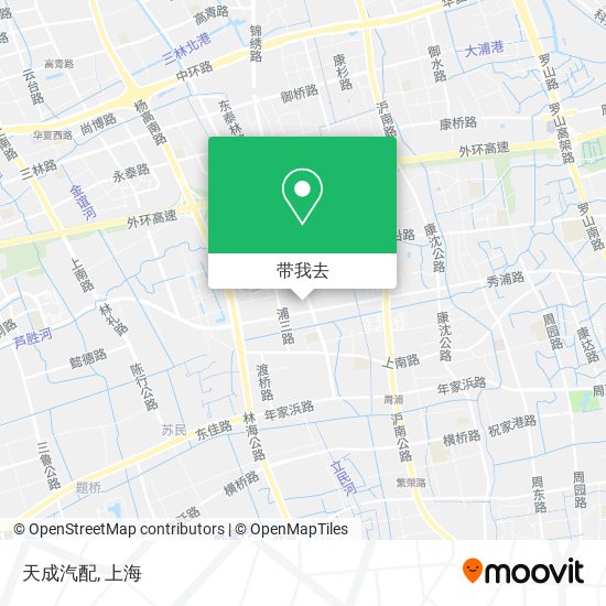 天成汽配地图