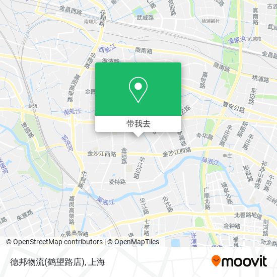 德邦物流(鹤望路店)地图