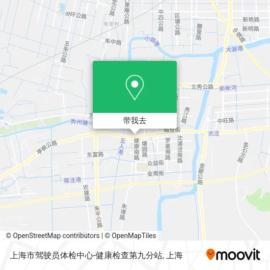 上海市驾驶员体检中心-健康检查第九分站地图