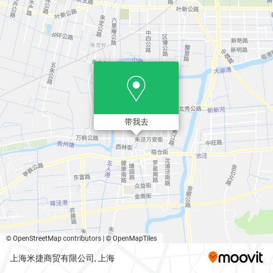 上海米捷商贸有限公司地图