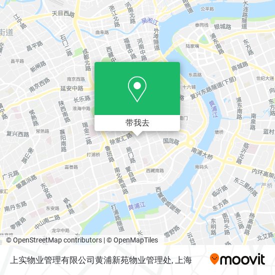 上实物业管理有限公司黄浦新苑物业管理处地图