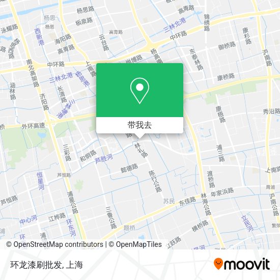 环龙漆刷批发地图