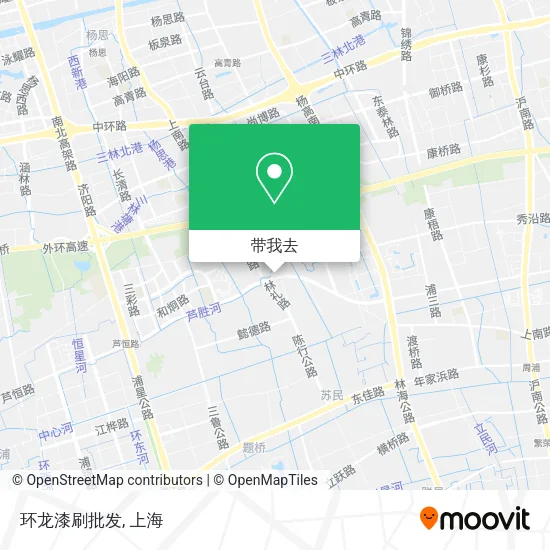 环龙漆刷批发地图