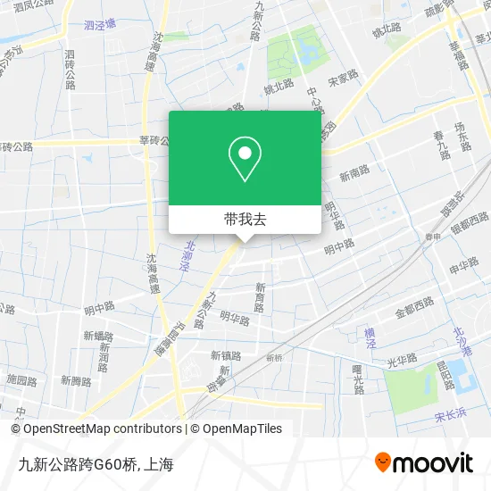 九新公路跨G60桥地图