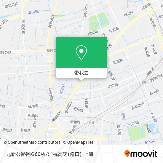 九新公路跨G60桥/沪杭高速(路口)地图