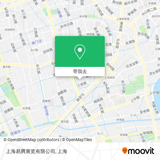 上海易腾展览有限公司地图