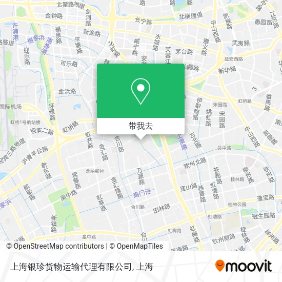 上海银珍货物运输代理有限公司地图