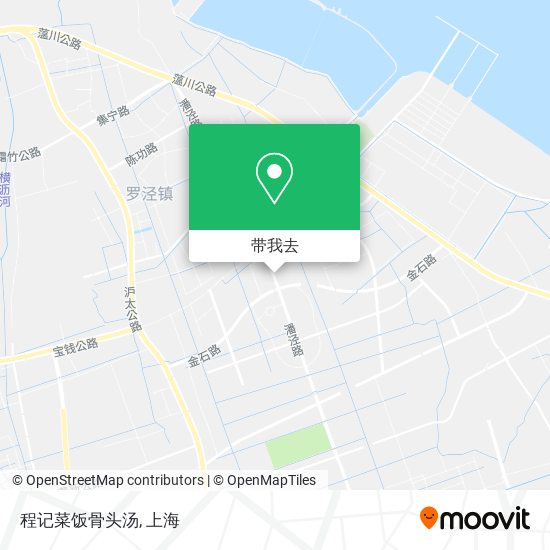 程记菜饭骨头汤地图