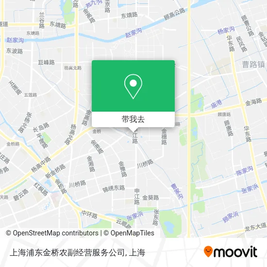 上海浦东金桥农副经营服务公司地图