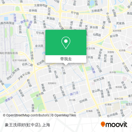 象王洗得好(虹中店)地图