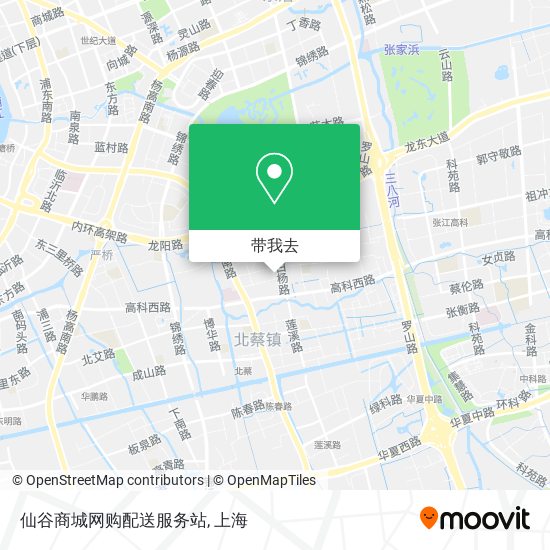仙谷商城网购配送服务站地图