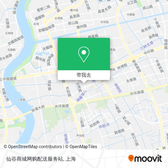 仙谷商城网购配送服务站地图