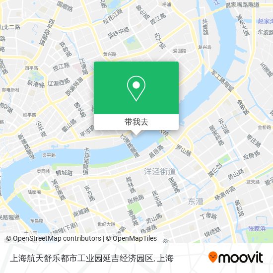 上海航天舒乐都市工业园延吉经济园区地图