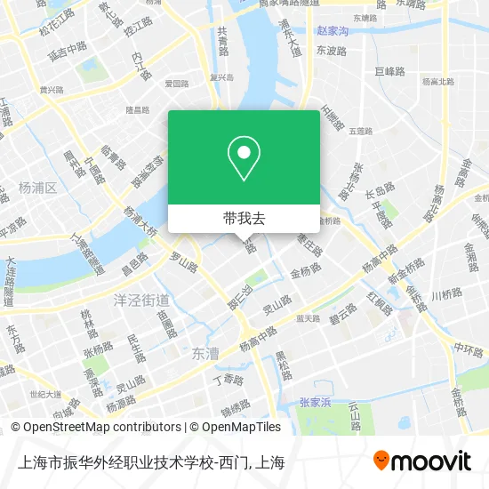 上海市振华外经职业技术学校-西门地图