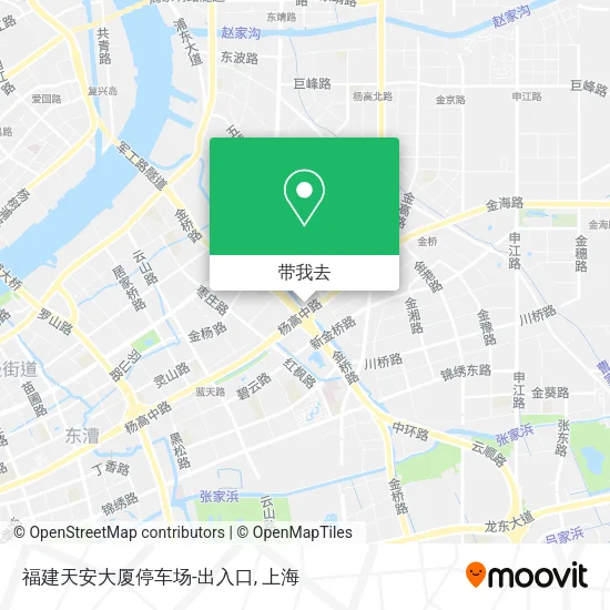 福建天安大厦停车场-出入口地图