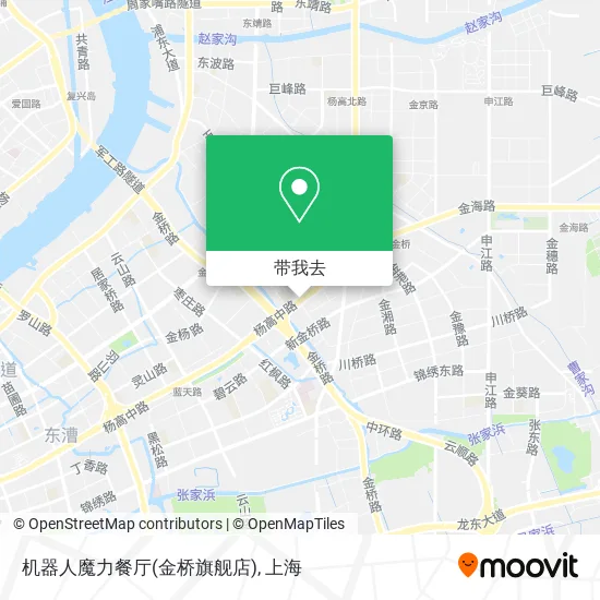 机器人魔力餐厅(金桥旗舰店)地图