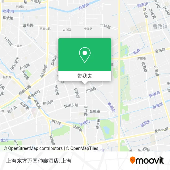 上海东方万国仲鑫酒店地图