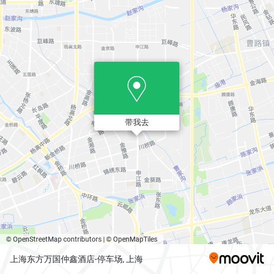 上海东方万国仲鑫酒店-停车场地图