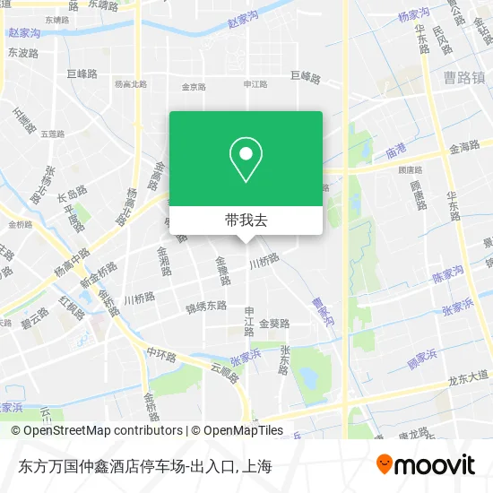 东方万国仲鑫酒店停车场-出入口地图