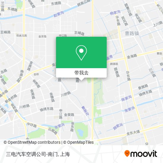 三电汽车空调公司-南门地图