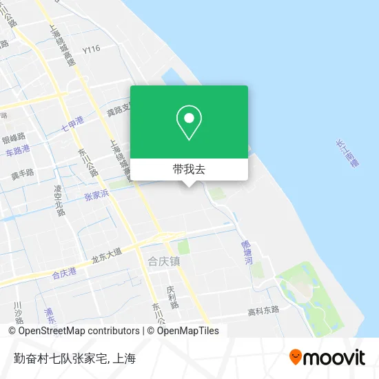 勤奋村七队张家宅地图