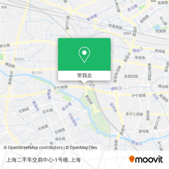 上海二手车交易中心-1号楼地图