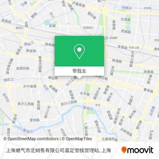 上海燃气市北销售有限公司嘉定管线管理站地图