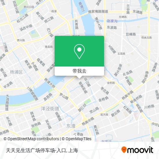 天天见生活广场停车场-入口地图