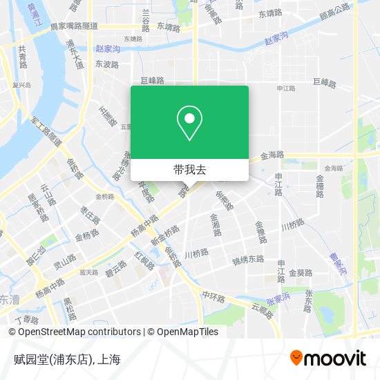 赋园堂(浦东店)地图