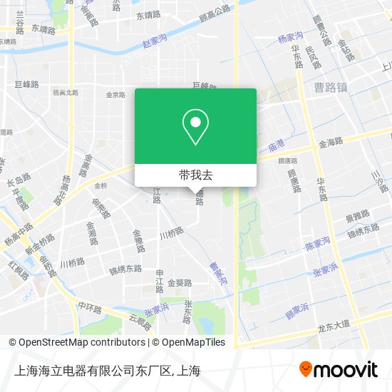 上海海立电器有限公司东厂区地图