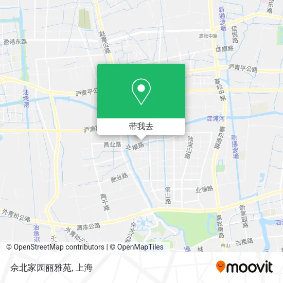 佘北家园丽雅苑地图