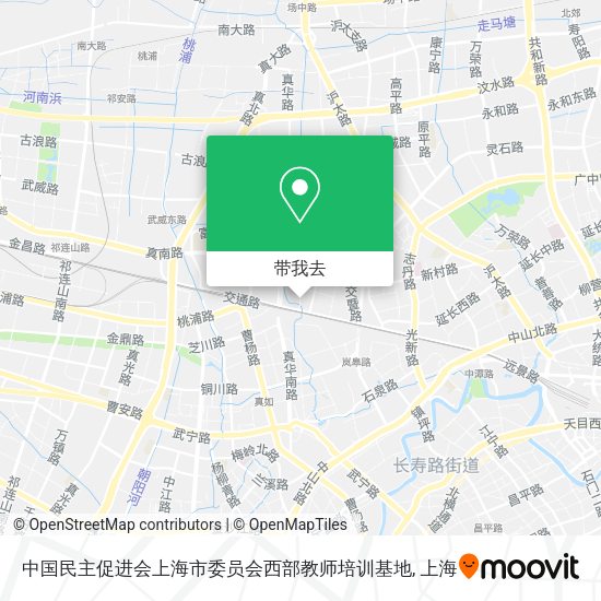 中国民主促进会上海市委员会西部教师培训基地地图