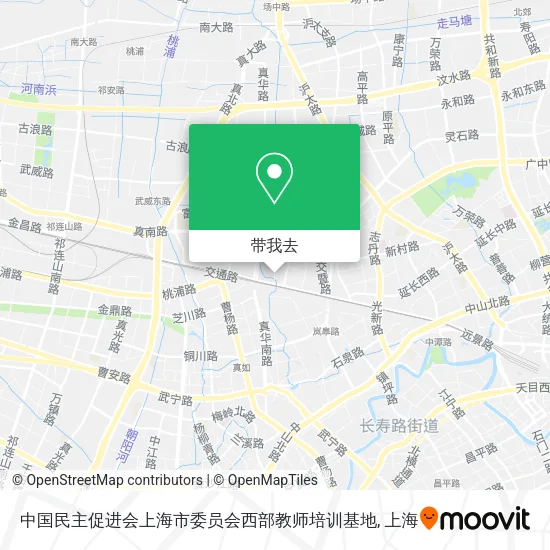中国民主促进会上海市委员会西部教师培训基地地图