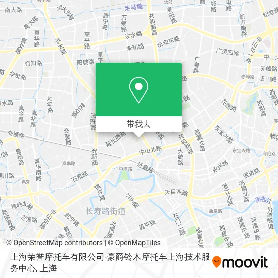 上海荣誉摩托车有限公司-豪爵铃木摩托车上海技术服务中心地图