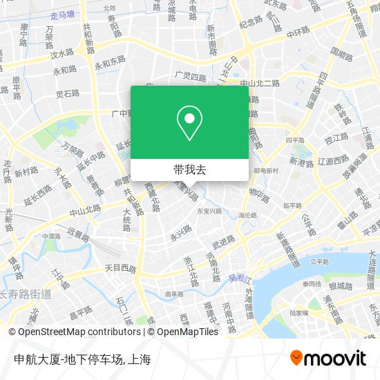 申航大厦-地下停车场地图