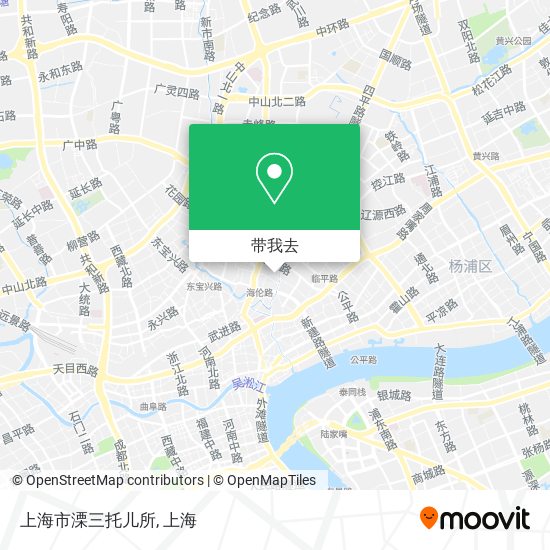 上海市溧三托儿所地图