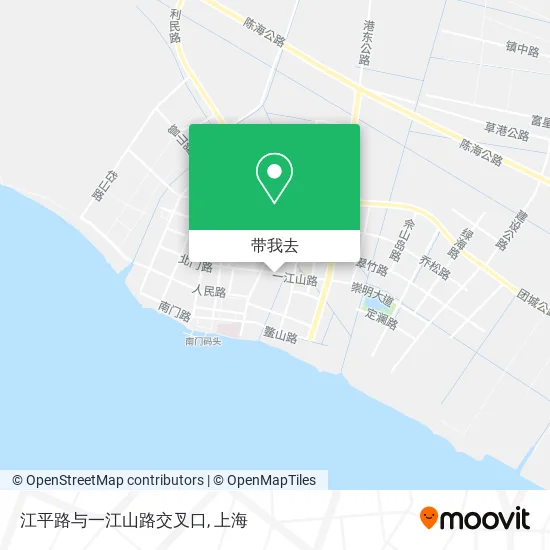 江平路与一江山路交叉口地图
