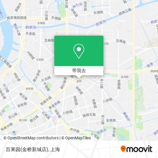百果园(金桥新城店)地图