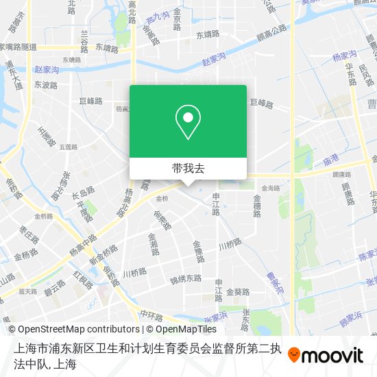 上海市浦东新区卫生和计划生育委员会监督所第二执法中队地图