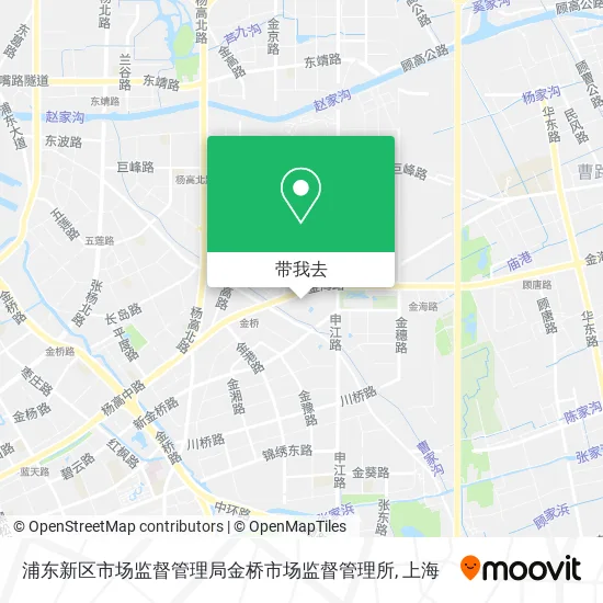 浦东新区市场监督管理局金桥市场监督管理所地图