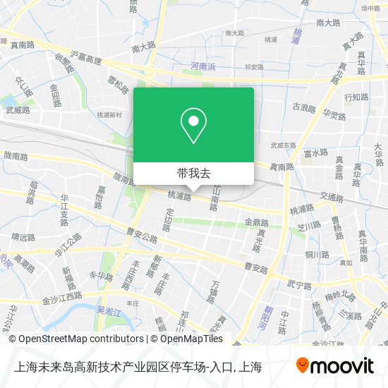 上海未来岛高新技术产业园区停车场-入口地图