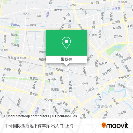 中环国际酒店地下停车库-出入口地图
