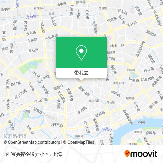 西宝兴路949弄小区地图