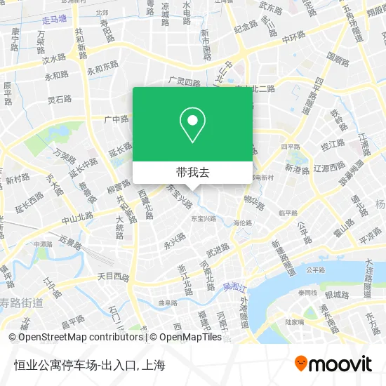 恒业公寓停车场-出入口地图